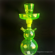 Estilo único Hookahs color verde con servicio OEM